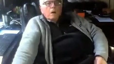 grandpa jerking off