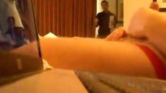Str8 daddy caught by room service ll