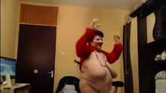 bbw granny dance