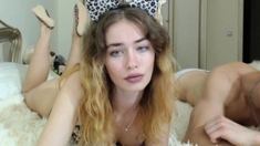 Webcam Russian Blonde Masturbation