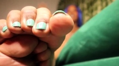 Black Amateur Explore Hot Foot Fetish