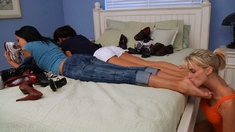 Extreme Threesome Lesbians Hardcore Sex