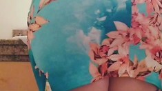 Amateur blonde ass fucked
