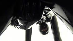 Bdsm bitch toys ass and pierced pussy in fetish hd solo