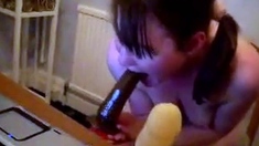 Girlfriend, Guy, Anal Play on Webcam Pt. 3