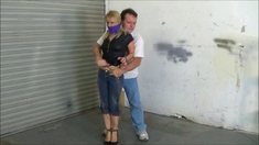 Hot blonde likes BDSM sex she fucks guys