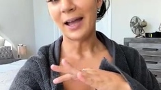 Big boob brunette masturbates on webcam