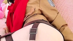 Amateur close up ass toying