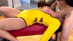 Brunette hookup amateur blowjob and dirtytalk sexdate