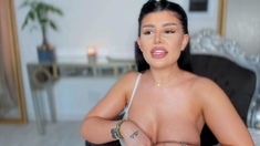 Big boobs milf masturbates with her dildo