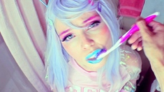 Real amateur facial teen