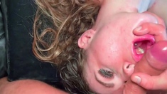 Brooke Johnson Is Daddy's Throat Fuck Meat