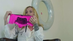 Amateur Blonde Dons Lingerie And Fucks