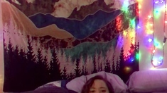 Amateur Brunette Anal Toy