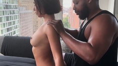 Jemeni loves it Anal Black and Ebony Bukkake Interracial POV