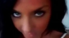 Close Up Black And White Blowjob