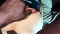 Big ass anally plugged and pounded doggystyle from his POV