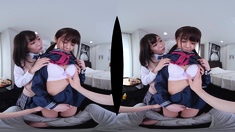 Hardcore Asian Japanese Teen Threesome