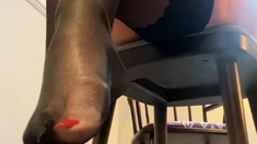 Amateur blondie solo anal masturbation