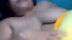 Hairy Asian Amateur Fingers Herself on Webcam
