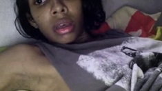 Black Girl Masturbates on Webcam