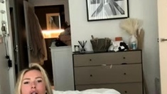 Blonde Babe Dildo JOI