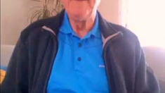 68-year-old German Daddy Strips And Cums For You