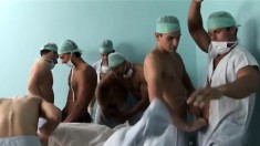 Kinky gay doctors share their desire for hard anal sex and hot semen