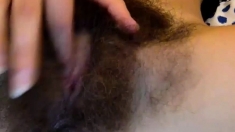 Beautiful Hairy Young Pussy