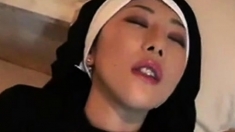 Asian nun