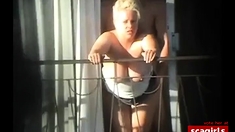 hotel balcony fuck