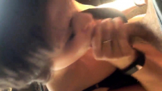 Teen's Iphone Blowjob Show