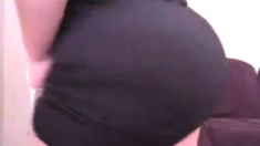 Gorda Meneneando Las Nalgonas