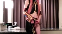 Amateur Asian CD cosplay jo