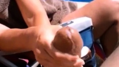 Amateur Handjob With Big Cumshots
