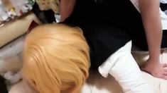 Amateur Asian cosplay anal